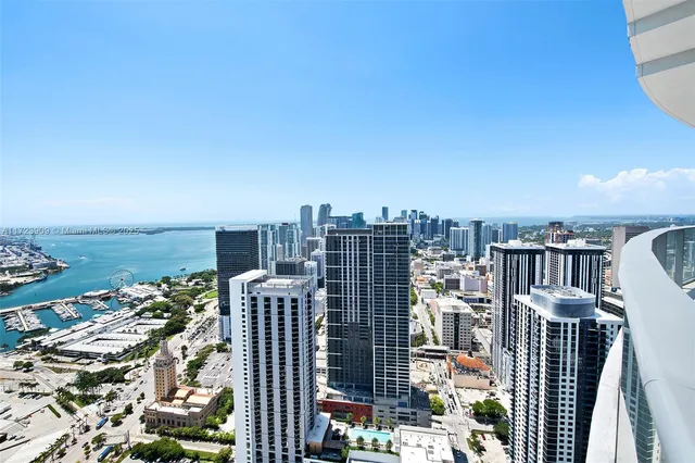 a view of balcony with city view