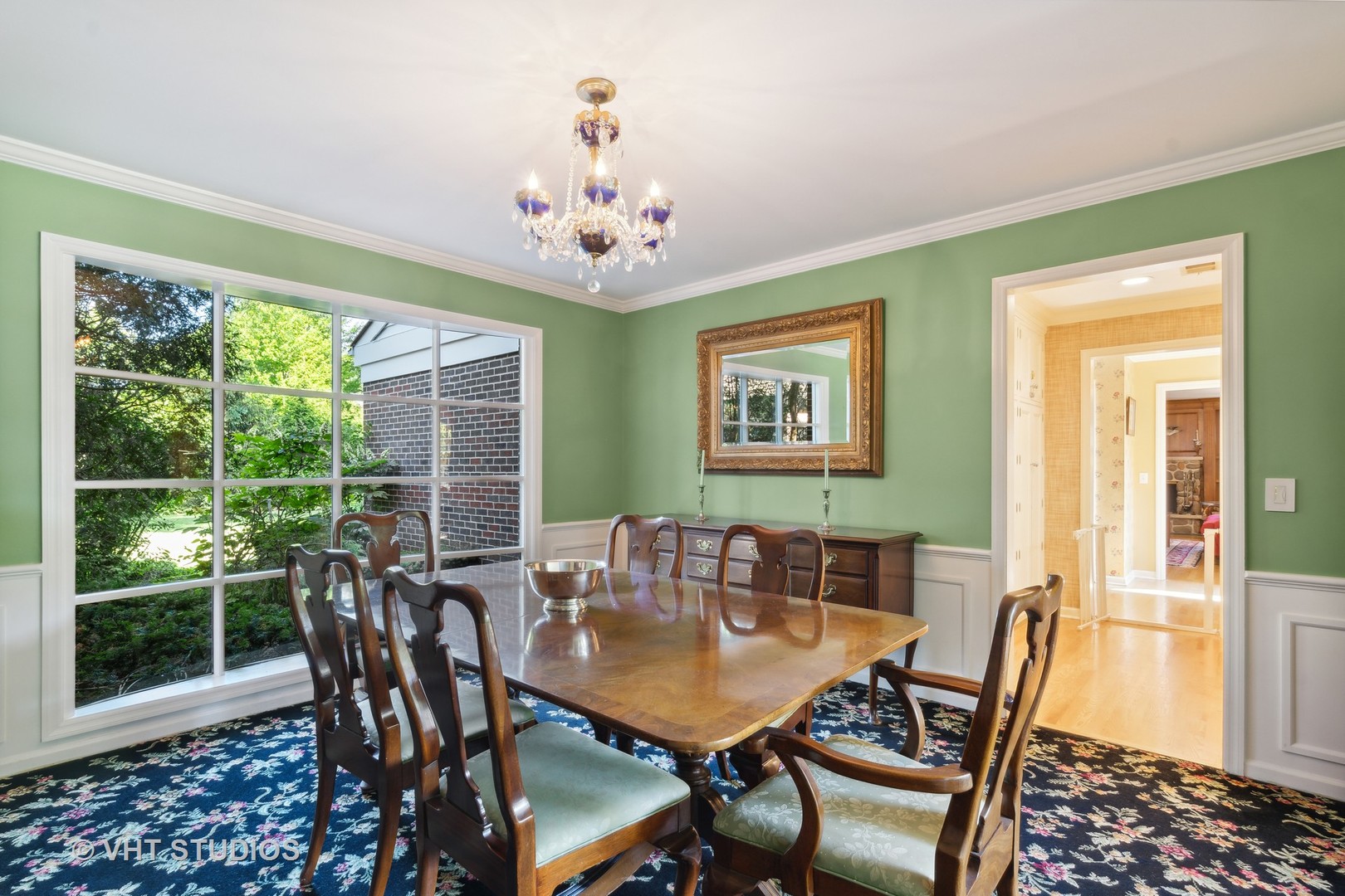 340 Ridge Avenue Winnetka, IL 60093 - Photo 12 of 29 a view of a dining room with furniture window and outside view