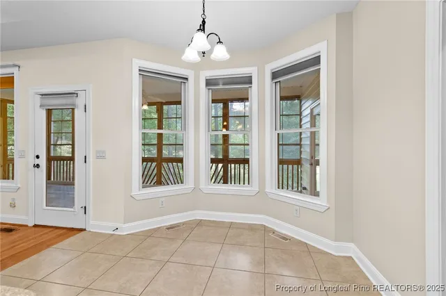 a view of an entryway with a window