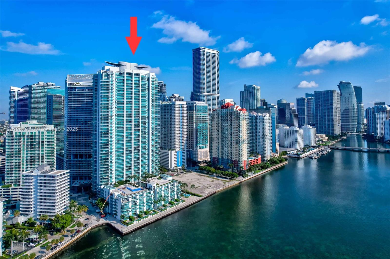 1331 Brickell Bay Drive, Unit 1504 Miami, FL 33131 - Photo 27 of 30 a view of a city with tall buildings