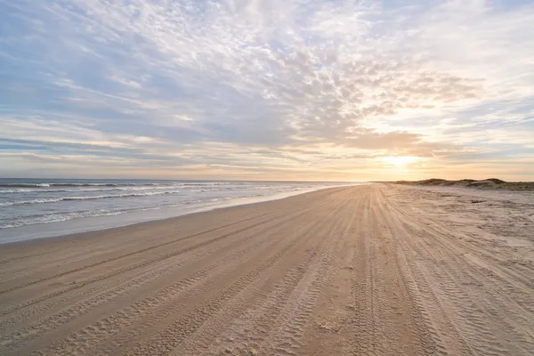 a view of an ocean beach