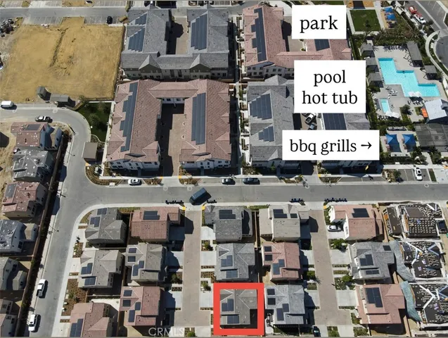 a view of parking area