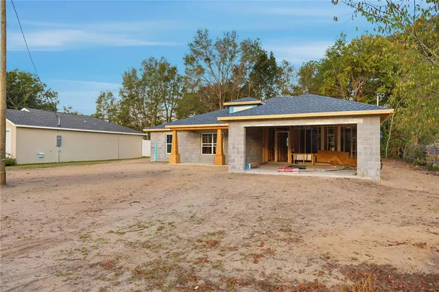 front view of a house with a porch