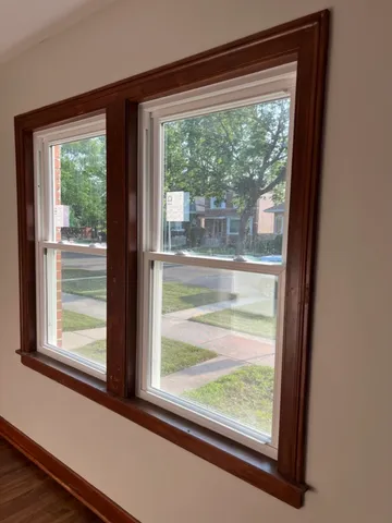 wooden floor in a hall with an entryway