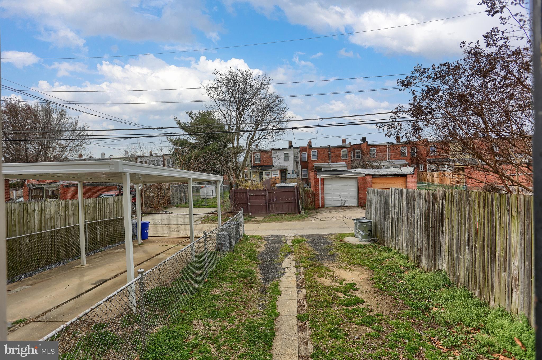 7025 Dunbar Road Dundalk, MD 21222 - Photo 25 of 27 a view of a backyard with pathway