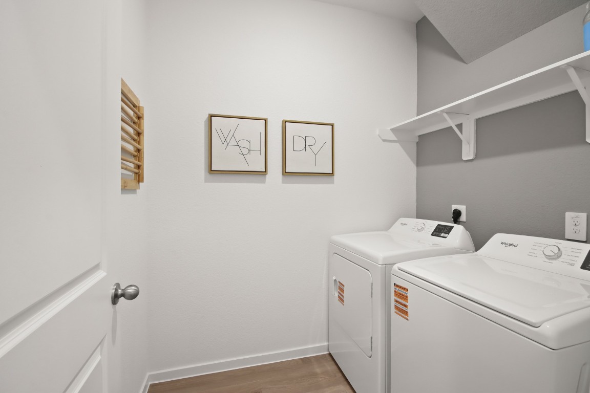 540 Wax Myrtle Way Hockley, TX 77447 - Photo 16 of 25 a utility room with dryer and washer