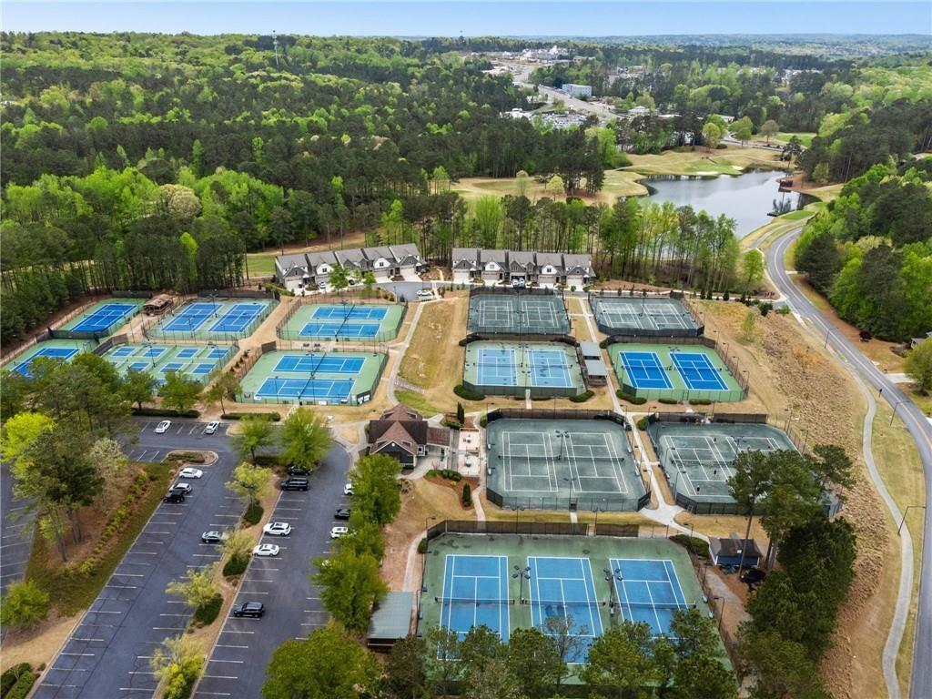 217 Trecastle Square Canton, GA 30114 - Photo 43 of 43 an aerial view of residential building with outdoor space