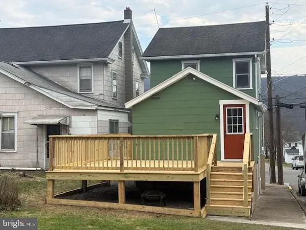 a view of a house with a balcony