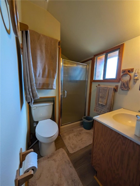 2117 Badger Creek Road Hartsel, CO 80449 - Photo 22 of 46 a bathroom with a sink toilet and shower