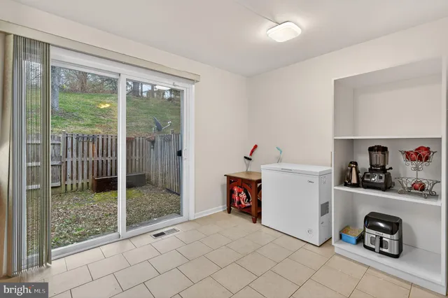 a storage room with washer and dryer
