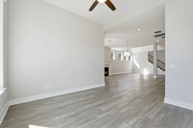an aerial view of a house with a ocean view