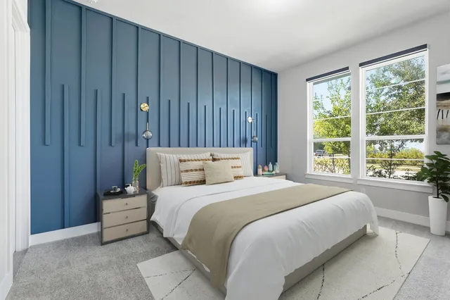 a view of a living room with wooden floor