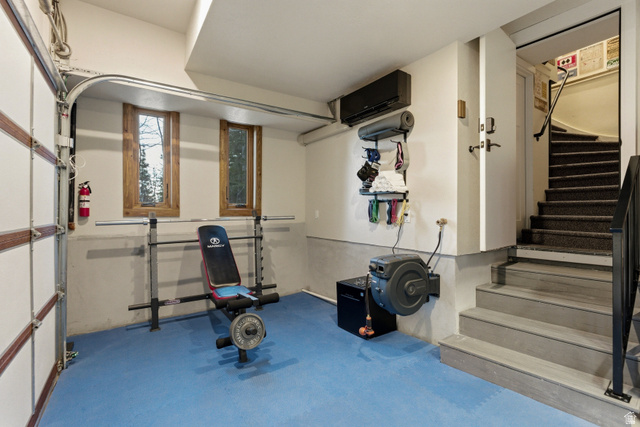 2687 Stewart Road Sundance, UT 84604 - Photo 32 of 48 Exercise area with concrete flooring