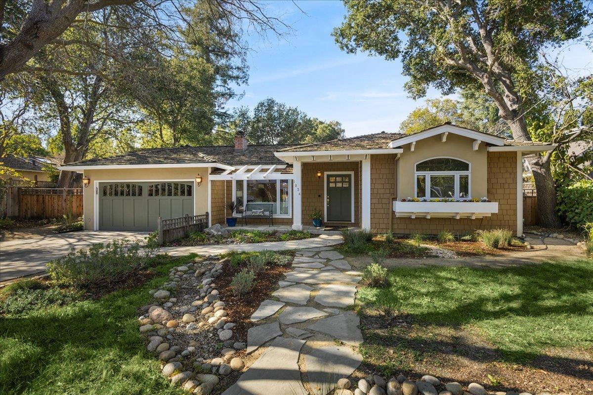1034 Parma Way Los Altos, CA 94024 - Photo 2 of 49 front view of a house with a yard