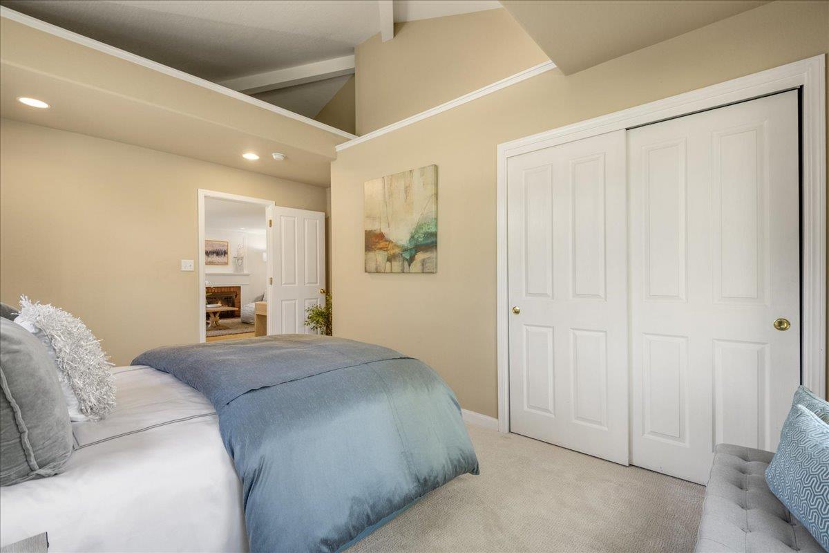1034 Parma Way Los Altos, CA 94024 - Photo 33 of 49 a living room with a bed and a refrigerator