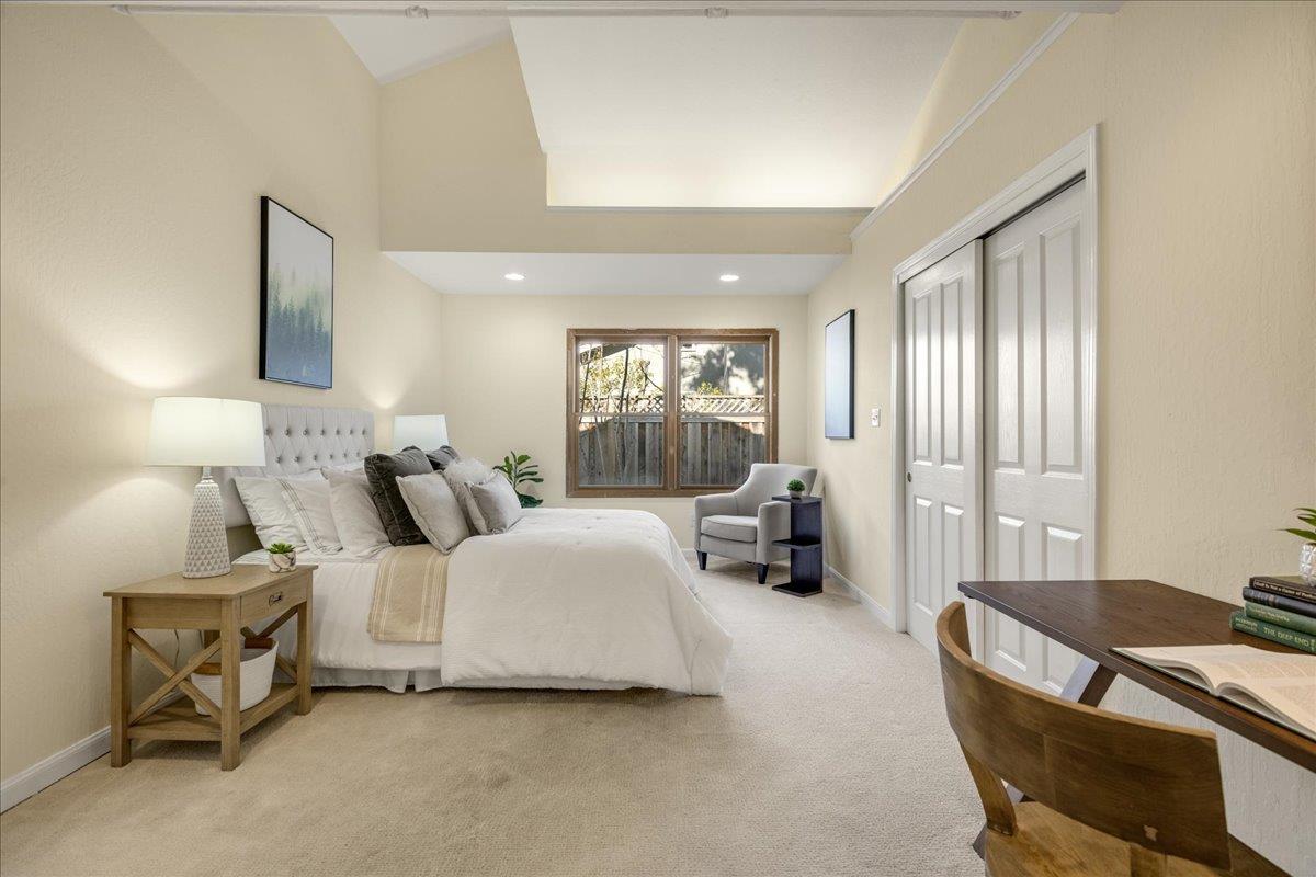 1034 Parma Way Los Altos, CA 94024 - Photo 34 of 49 a bedroom with bed couch and window