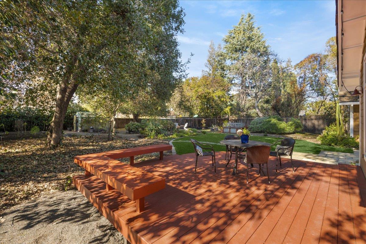1034 Parma Way Los Altos, CA 94024 - Photo 40 of 49 a view of a lake with a table and chairs