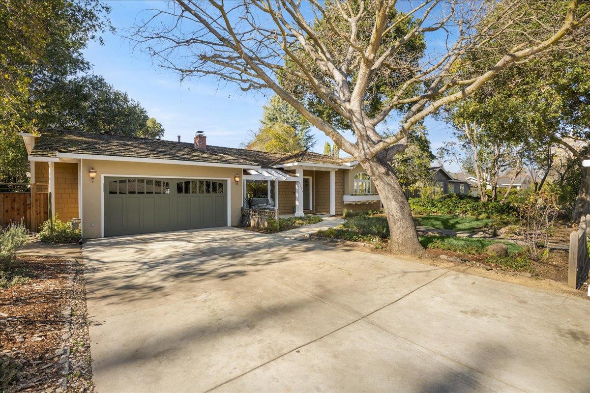 1034 Parma Way Los Altos, CA 94024 - Photo 4 of 49 a view of a house with a tree in front of it