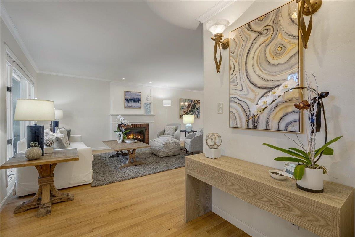 1034 Parma Way Los Altos, CA 94024 - Photo 6 of 49 a living room with furniture and a potted plant