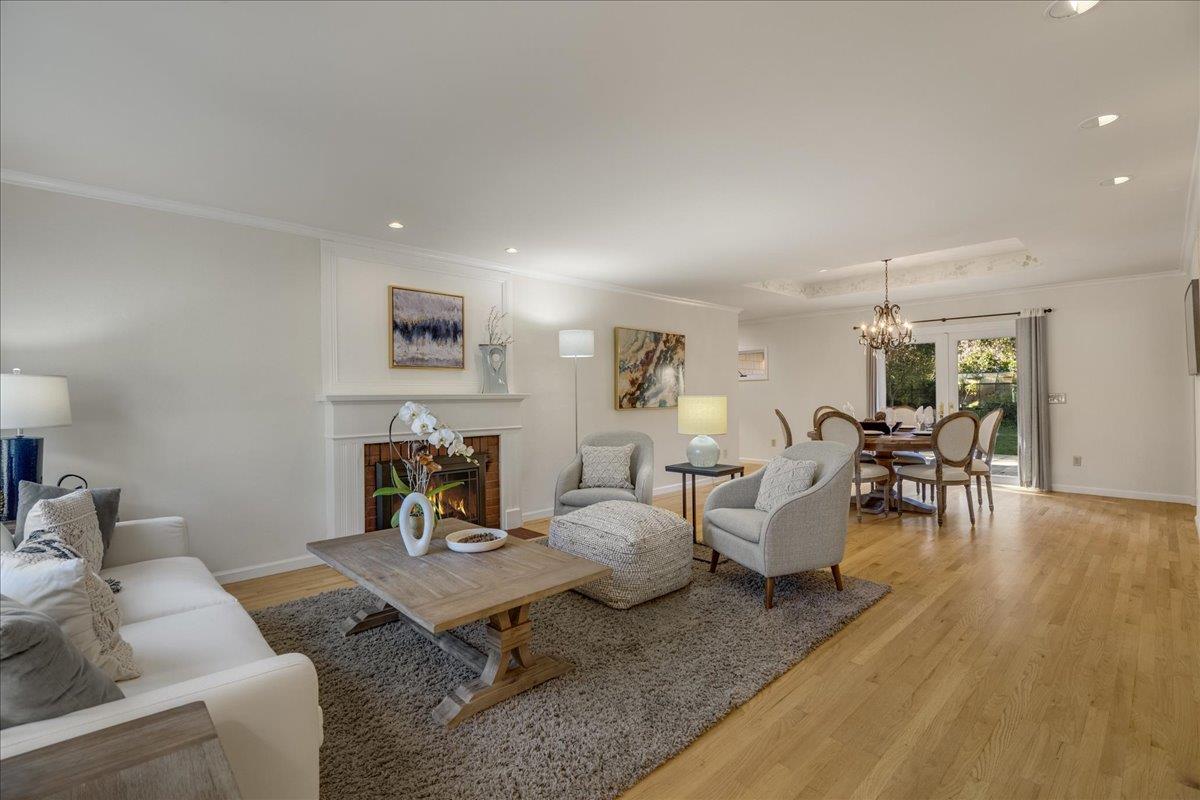 1034 Parma Way Los Altos, CA 94024 - Photo 7 of 49 a living room with furniture and wooden floor