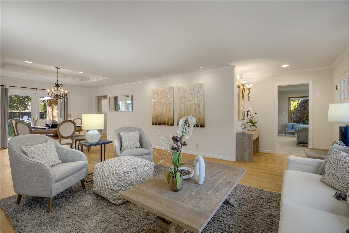 1034 Parma Way Los Altos, CA 94024 - Photo 9 of 49 a living room with furniture and a table