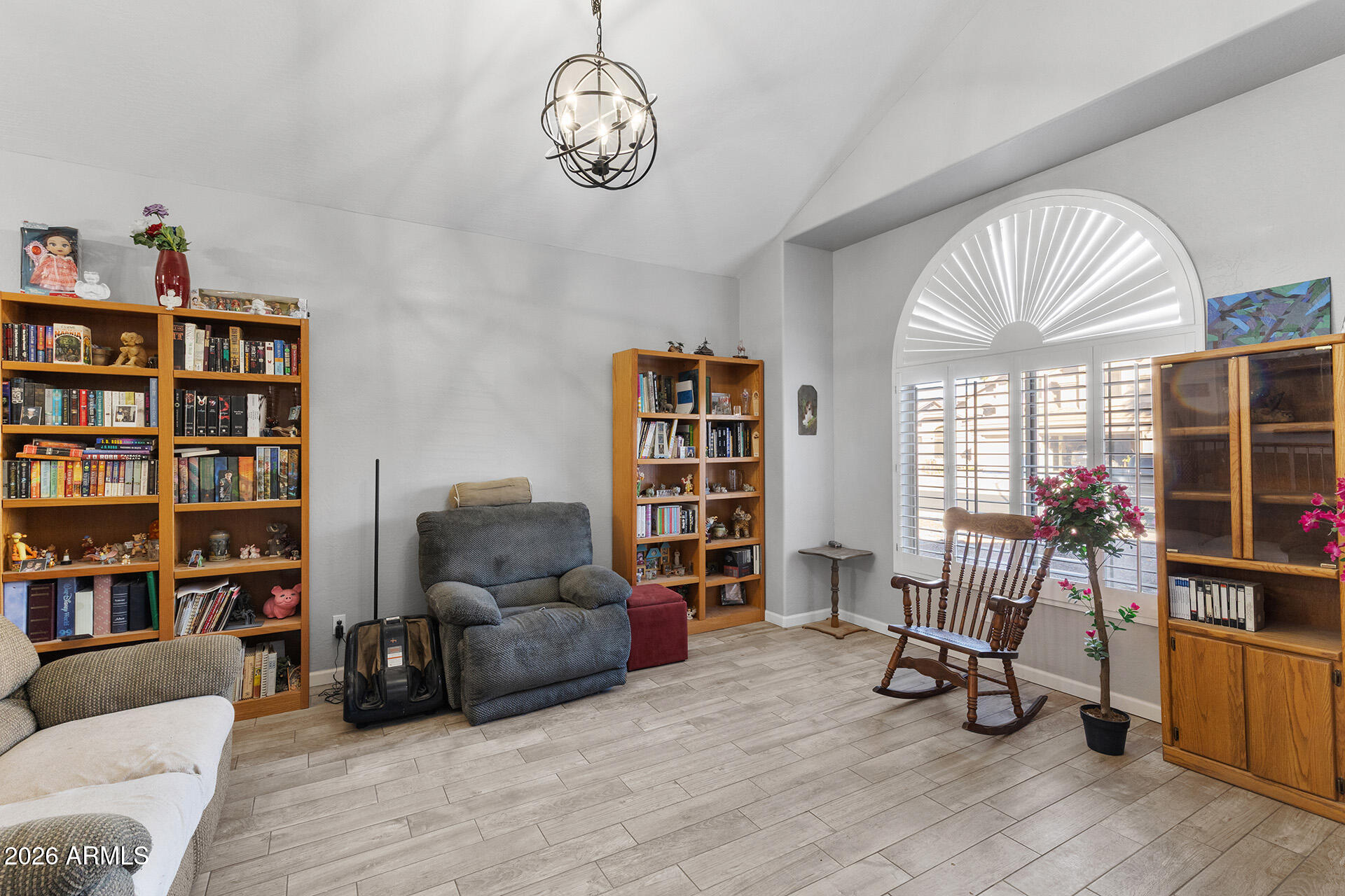 11029 East Decatur Street Mesa, AZ 85207 - Photo 18 of 62 a view of a livingroom with workspace and a window