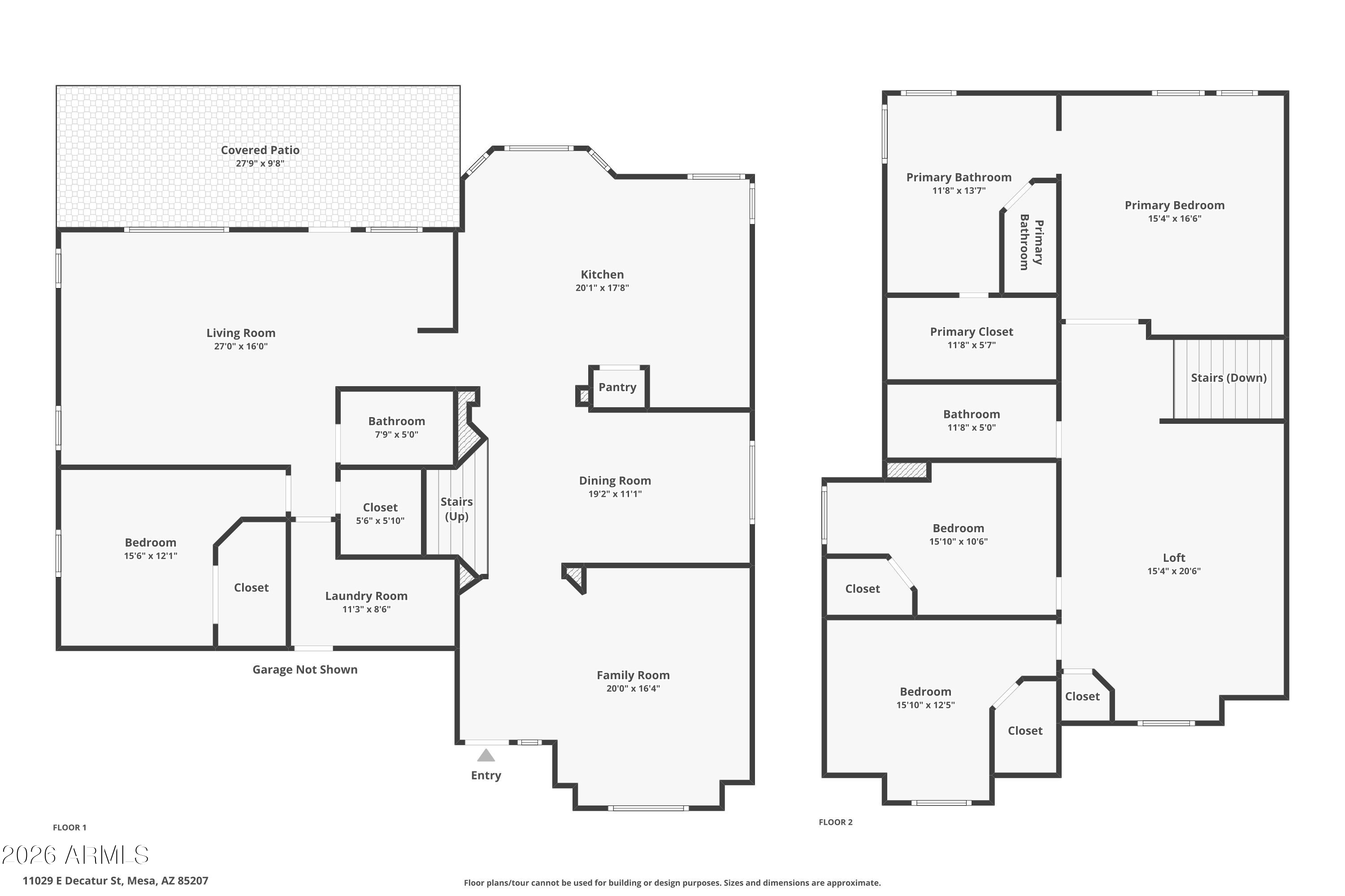 11029 East Decatur Street Mesa, AZ 85207 - Photo 62 of 62 a picture of a wall with a white wall and a white refrigerator