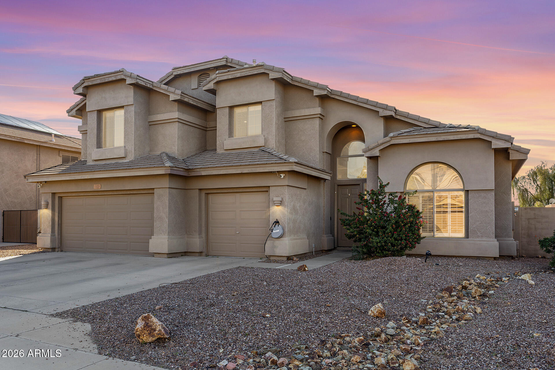 11029 East Decatur Street Mesa, AZ 85207 - Photo 57 of 62 a front view of a house