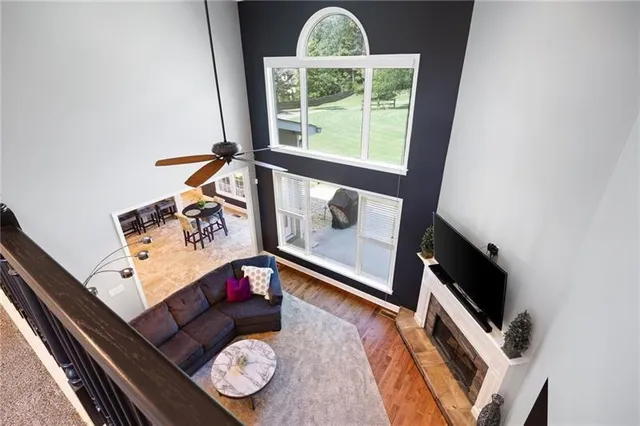 a view of an empty room