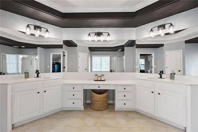 a house view with swimming pool in front of it