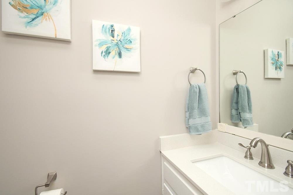 5903 Sentinel Drive Raleigh, NC 27609 - Photo 16 of 26 Half Bath on main level off of the Foyer.