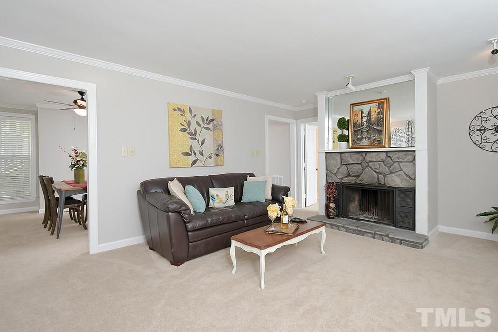 5903 Sentinel Drive Raleigh, NC 27609 - Photo 5 of 26 View into Dining Room from Family Room.