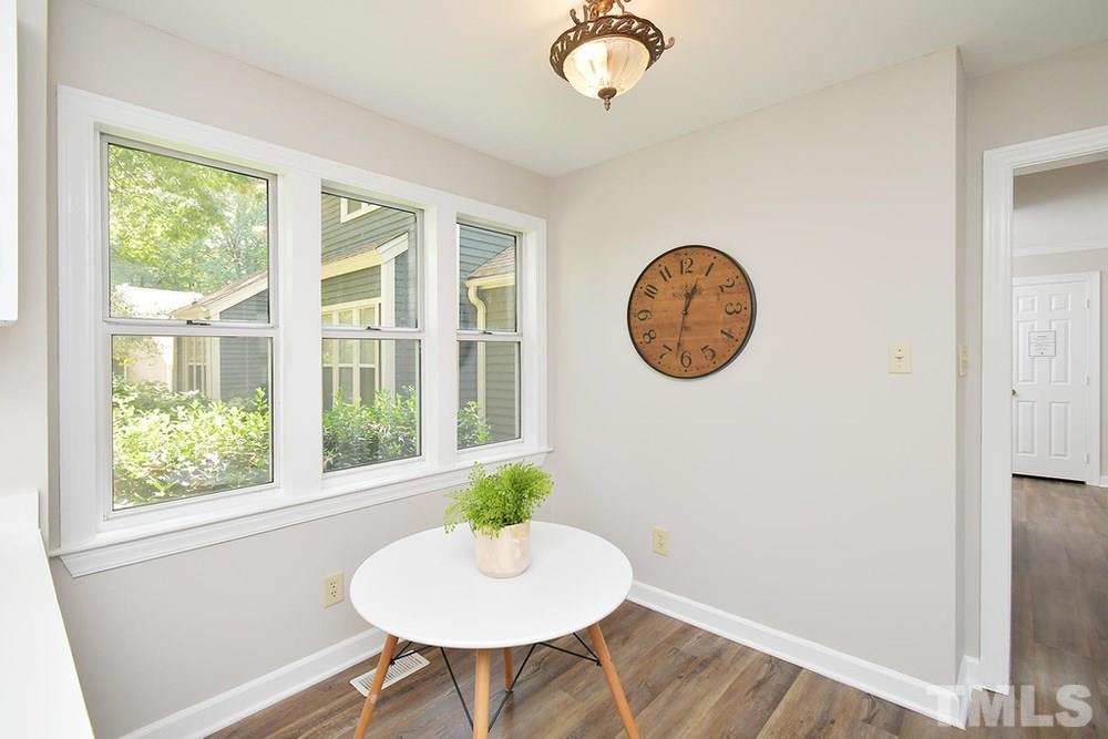 5903 Sentinel Drive Raleigh, NC 27609 - Photo 9 of 26 Breakfast Nook with gorgeous light from triple windows.