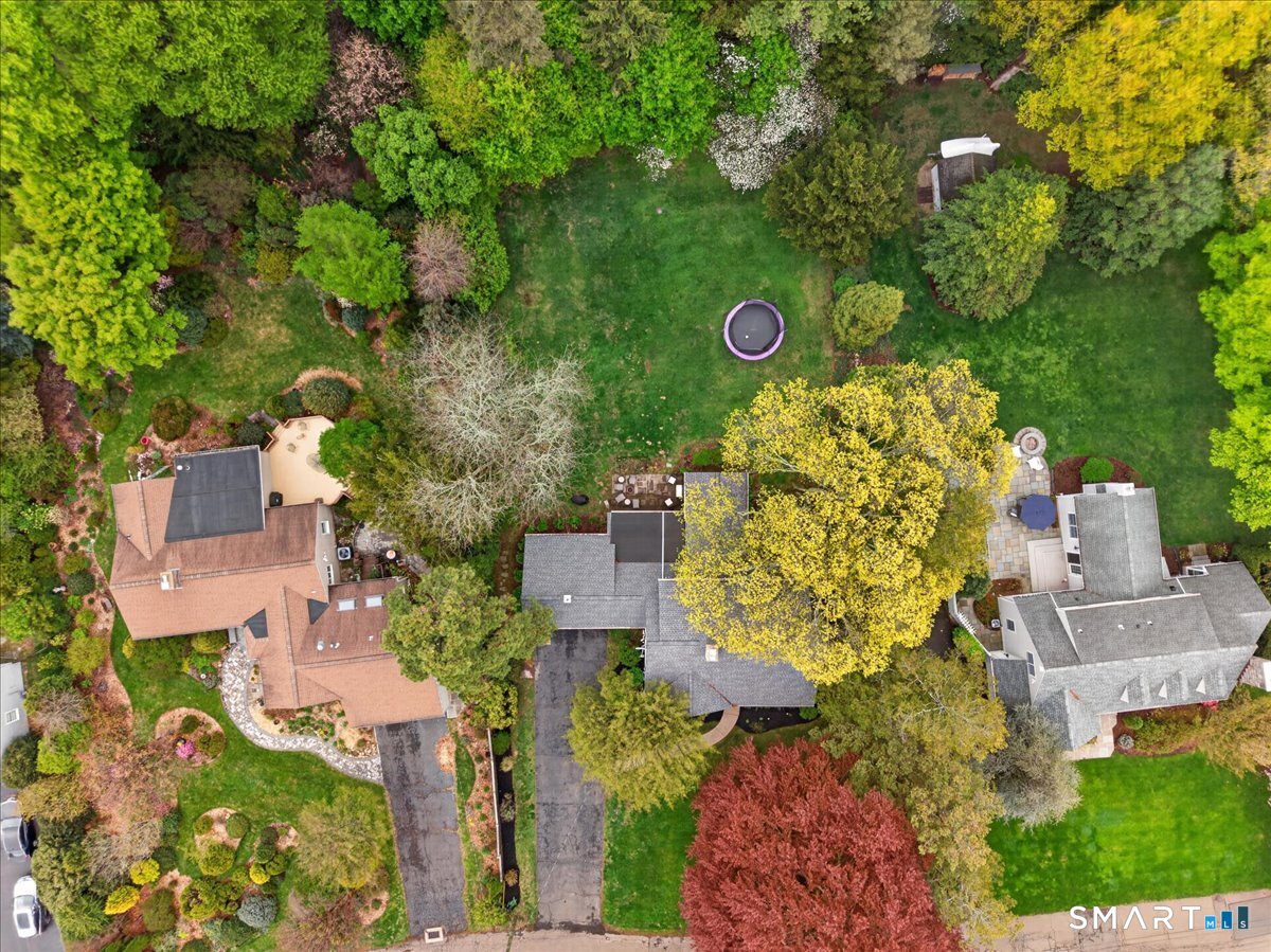 54 Jackson Road Hamden, CT 06517 - Photo 35 of 40 an aerial view of a house with outdoor space and street view