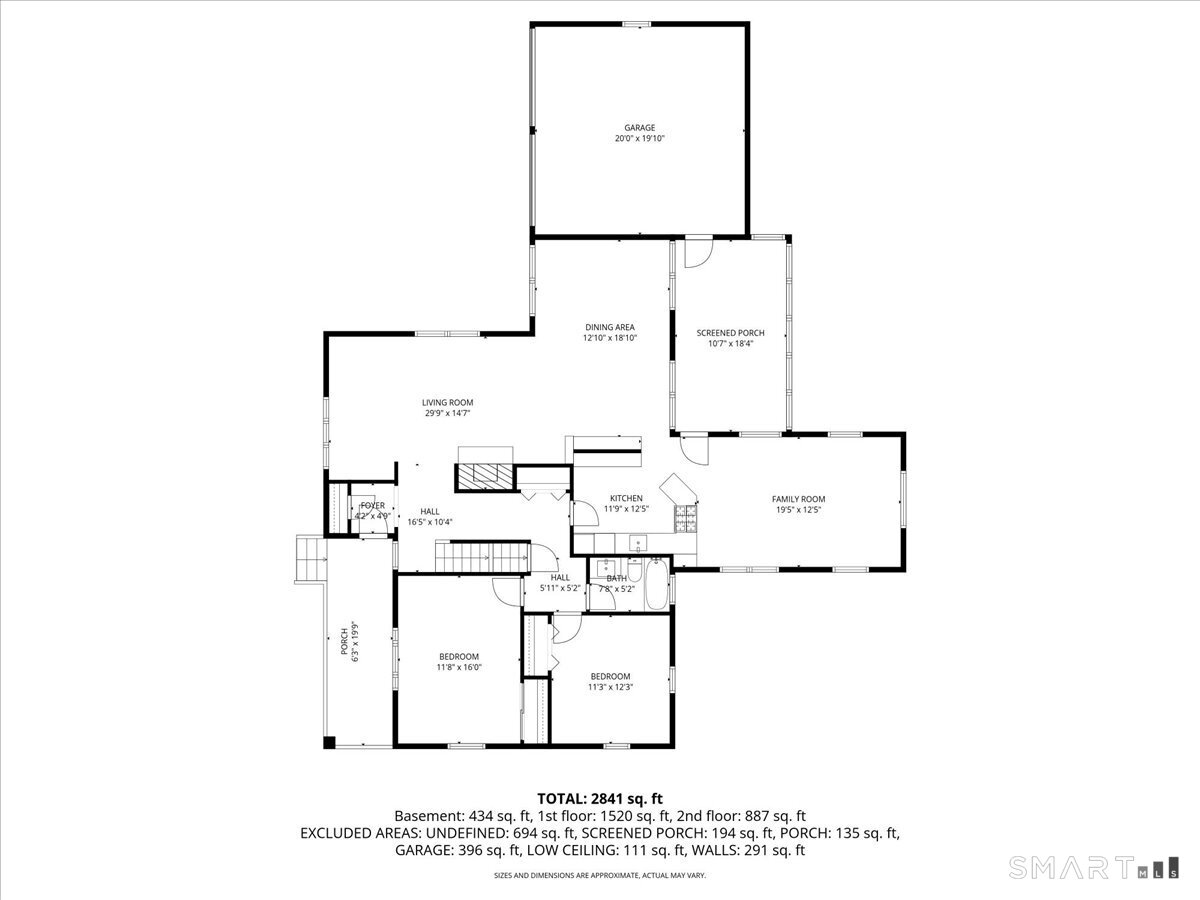 54 Jackson Road Hamden, CT 06517 - Photo 38 of 40 a black and white photo of a floor plan