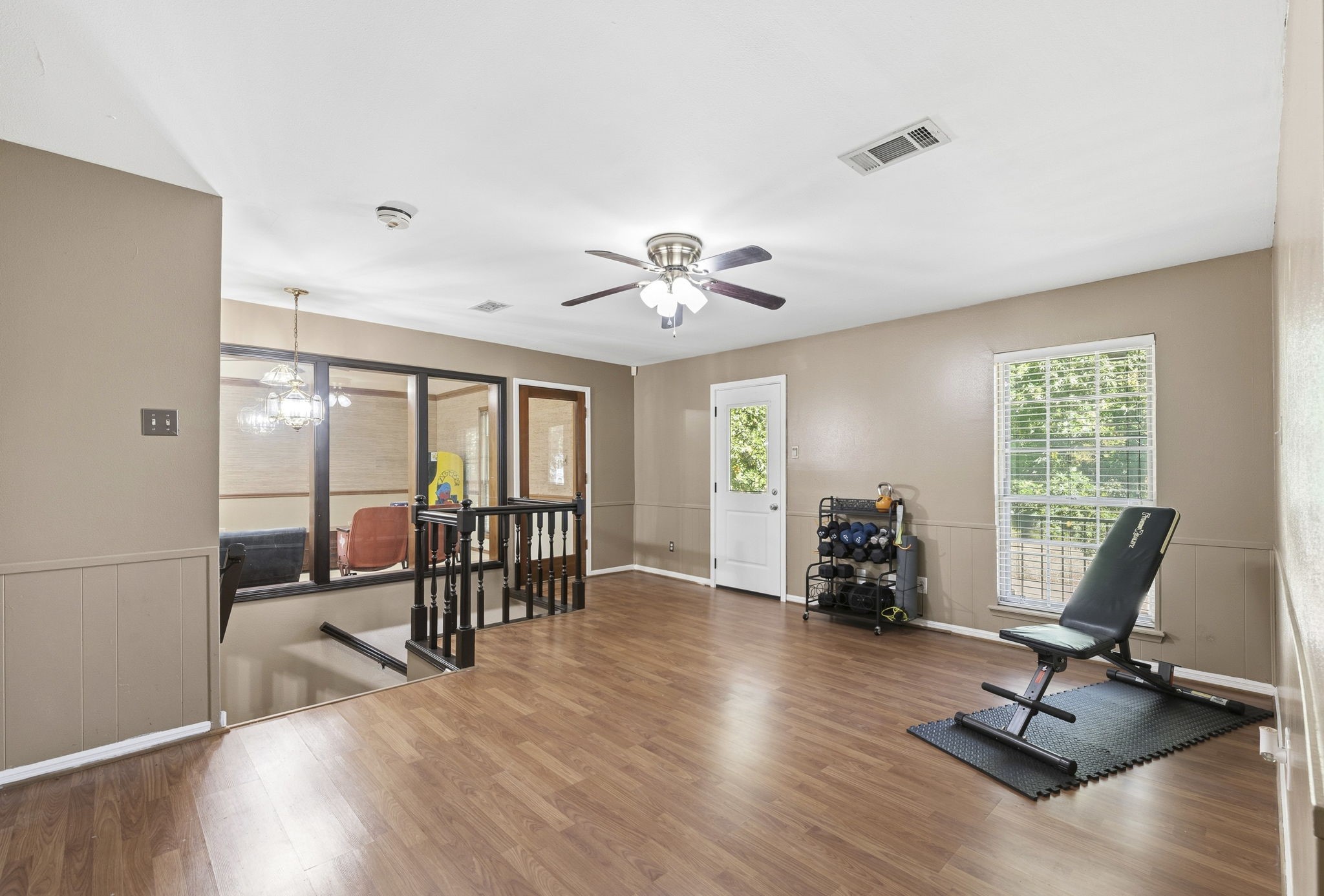 17603 Loring Lane Spring, TX 77388 - Photo 30 of 50 a view of a workspace with furniture and a window