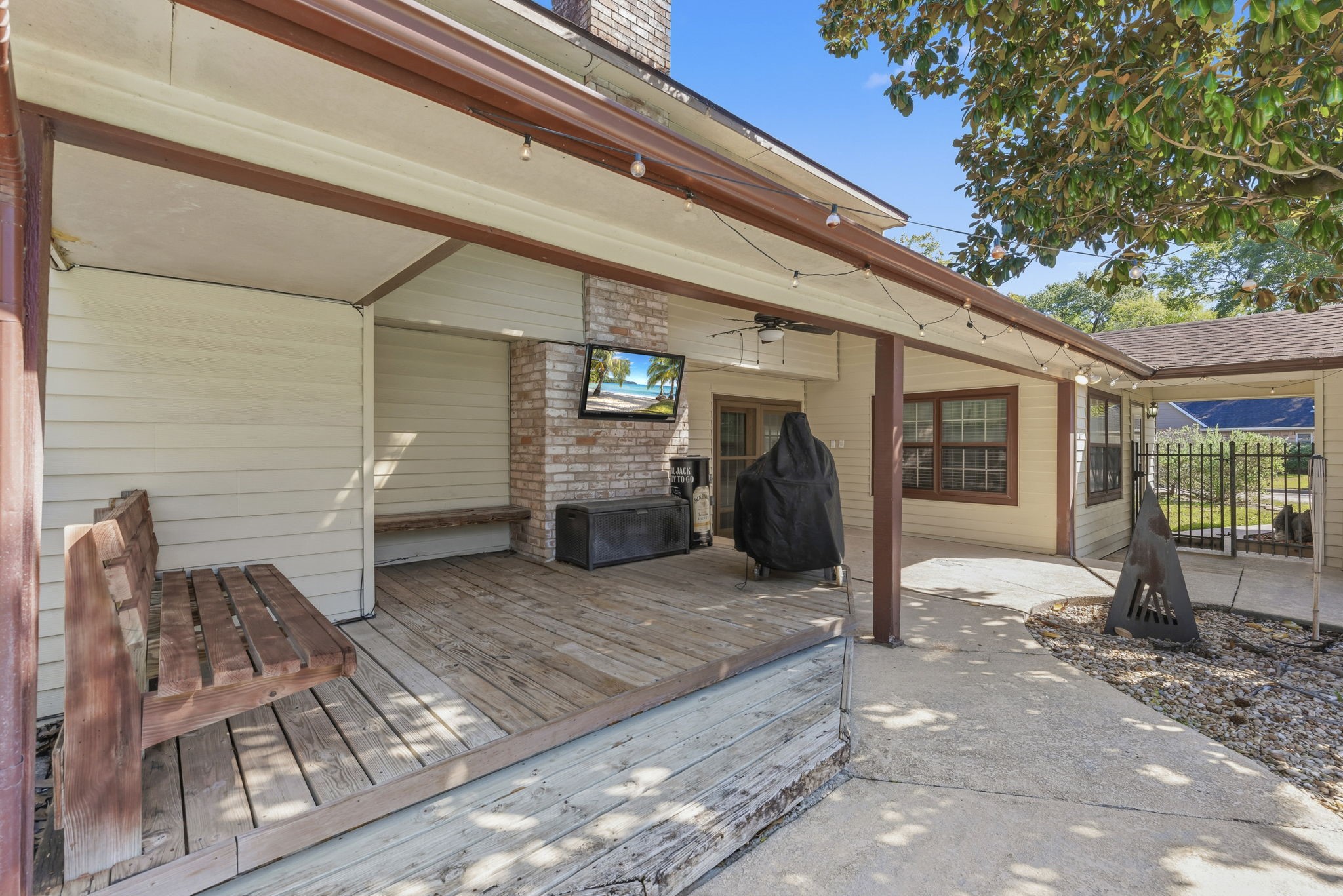 17603 Loring Lane Spring, TX 77388 - Photo 44 of 50 a view of a porch with seating space