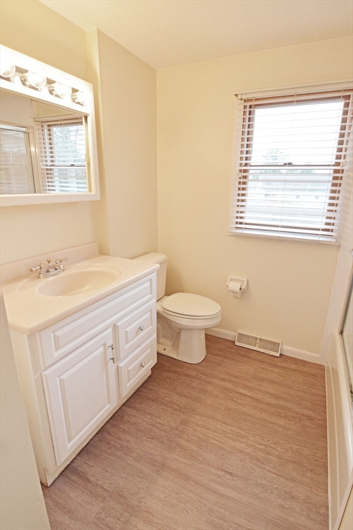 122 Garnet Street Springfield, MA 01129 - Photo 16 of 36 a bathroom with a sink a toilet and a window