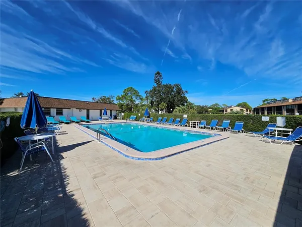 a view of a swimming pool