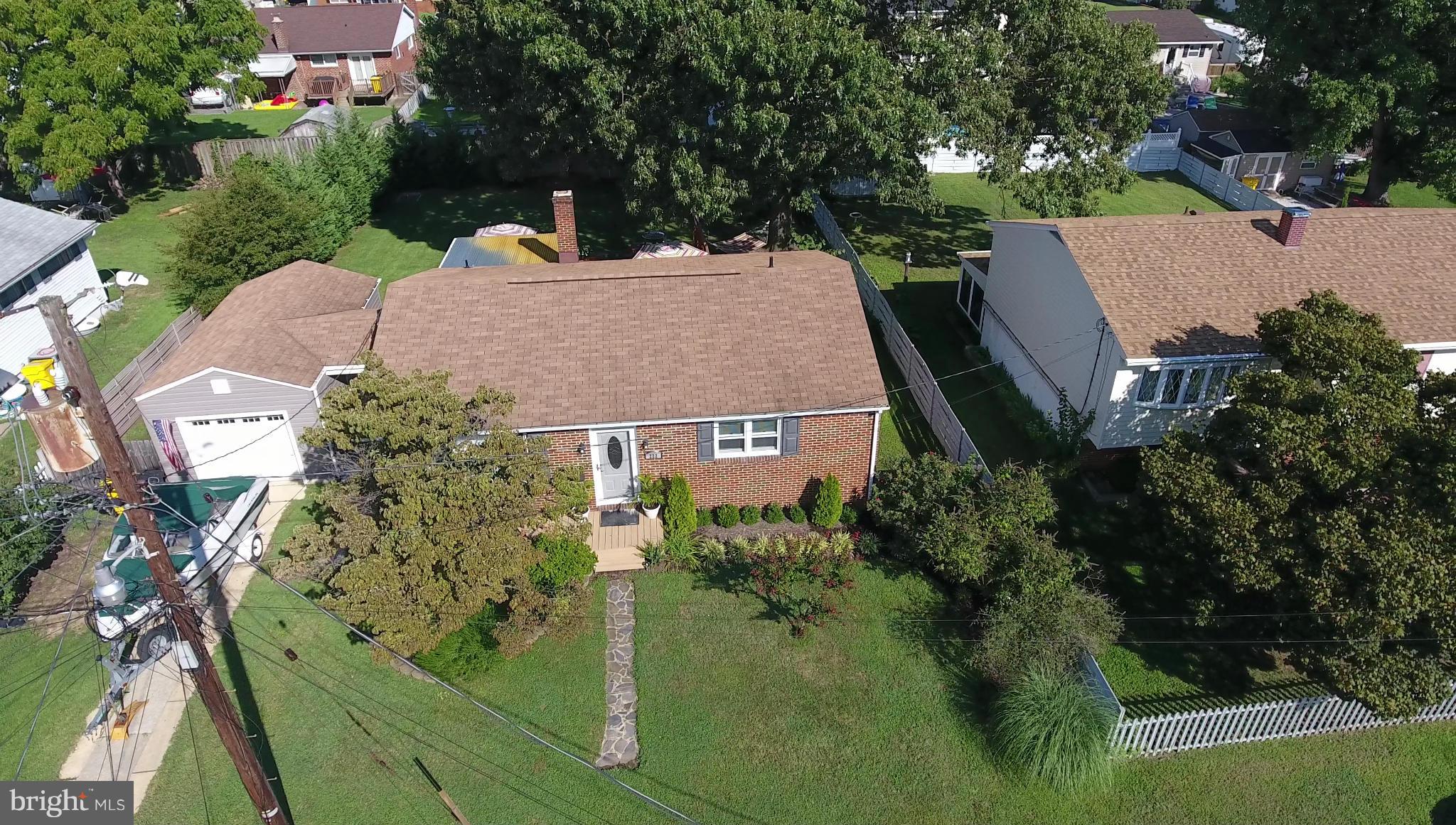 222 Lake Road Pasadena, MD 21122 - Photo 2 of 30 Areial Front View