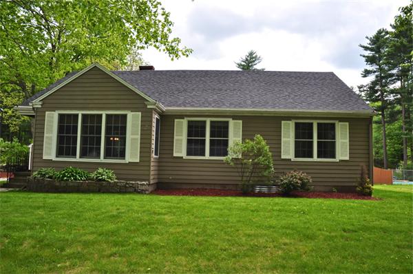 331 Goldthwaite Road Northbridge, MA 01588 - Photo 2 of 23 a front view of a house with garden