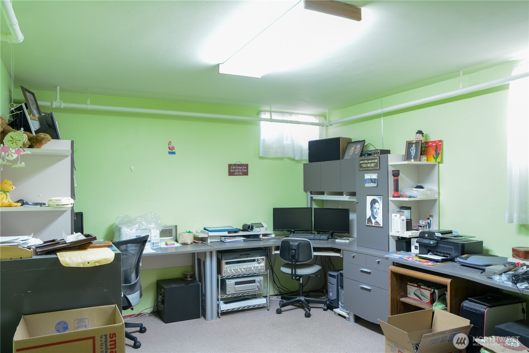 310 West 9th Avenue Ritzville, WA 99169 - Photo 30 of 38 a view of a workspace with furniture and a window