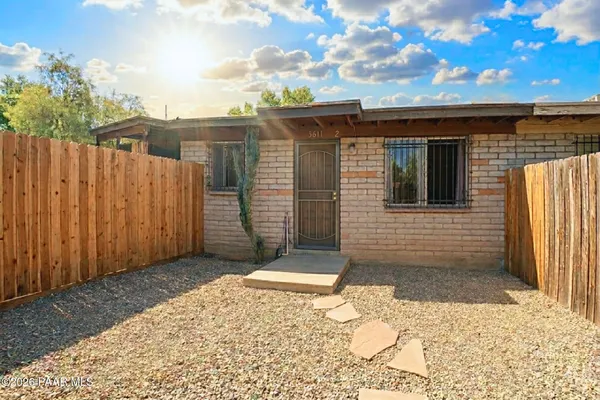 a backyard of a house