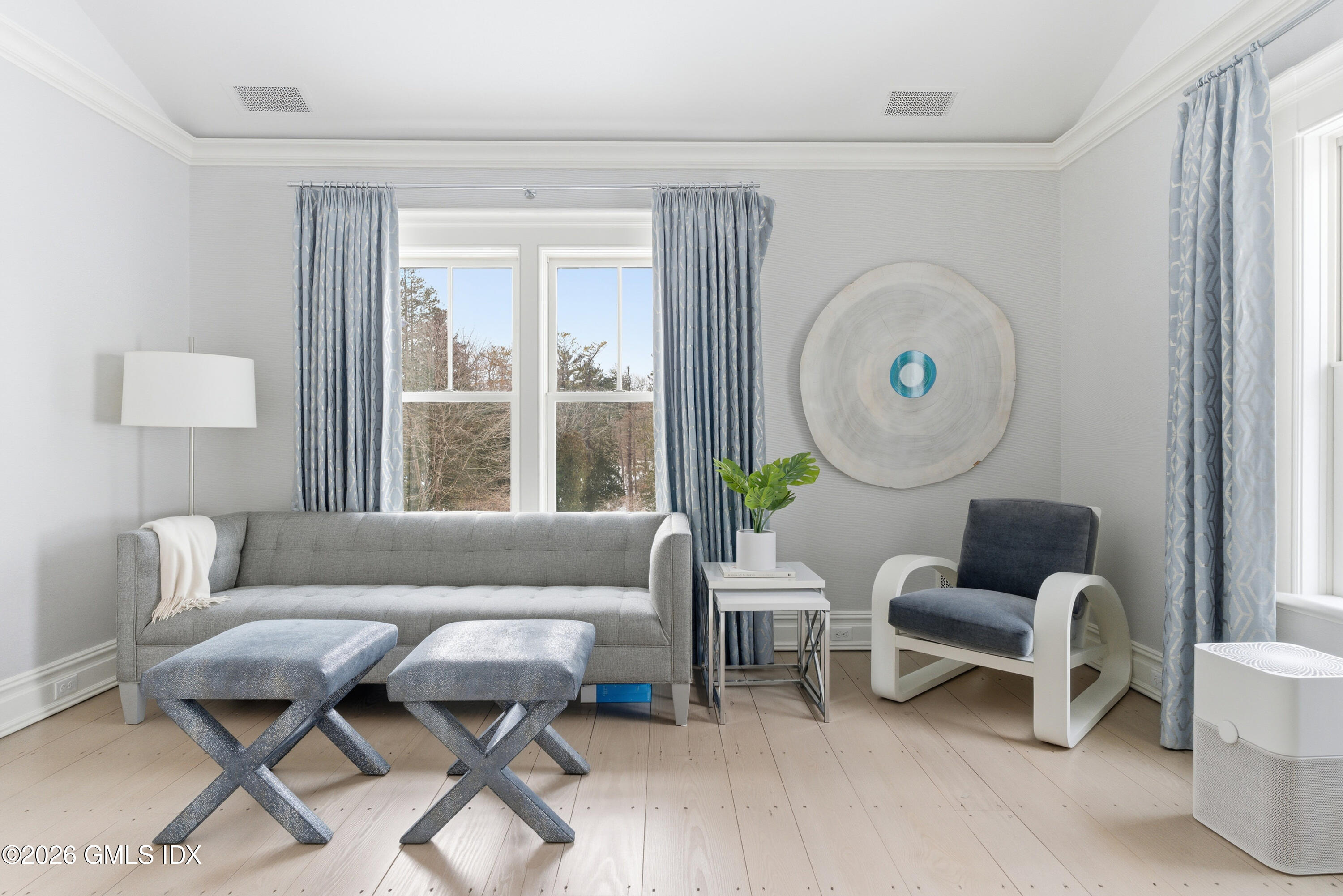 212 Bedford Road Greenwich, CT 06831 - Photo 21 of 39 a living room with furniture and a large window