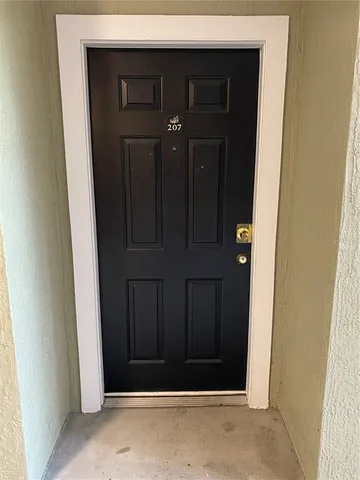 a view of door