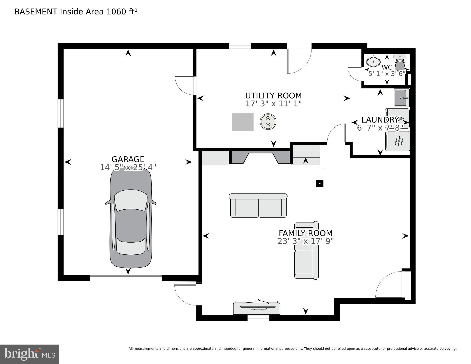 4503 Woodfield Road Kensington, MD 20895 - Photo 30 of 30 Spacious basement layout with garage access.