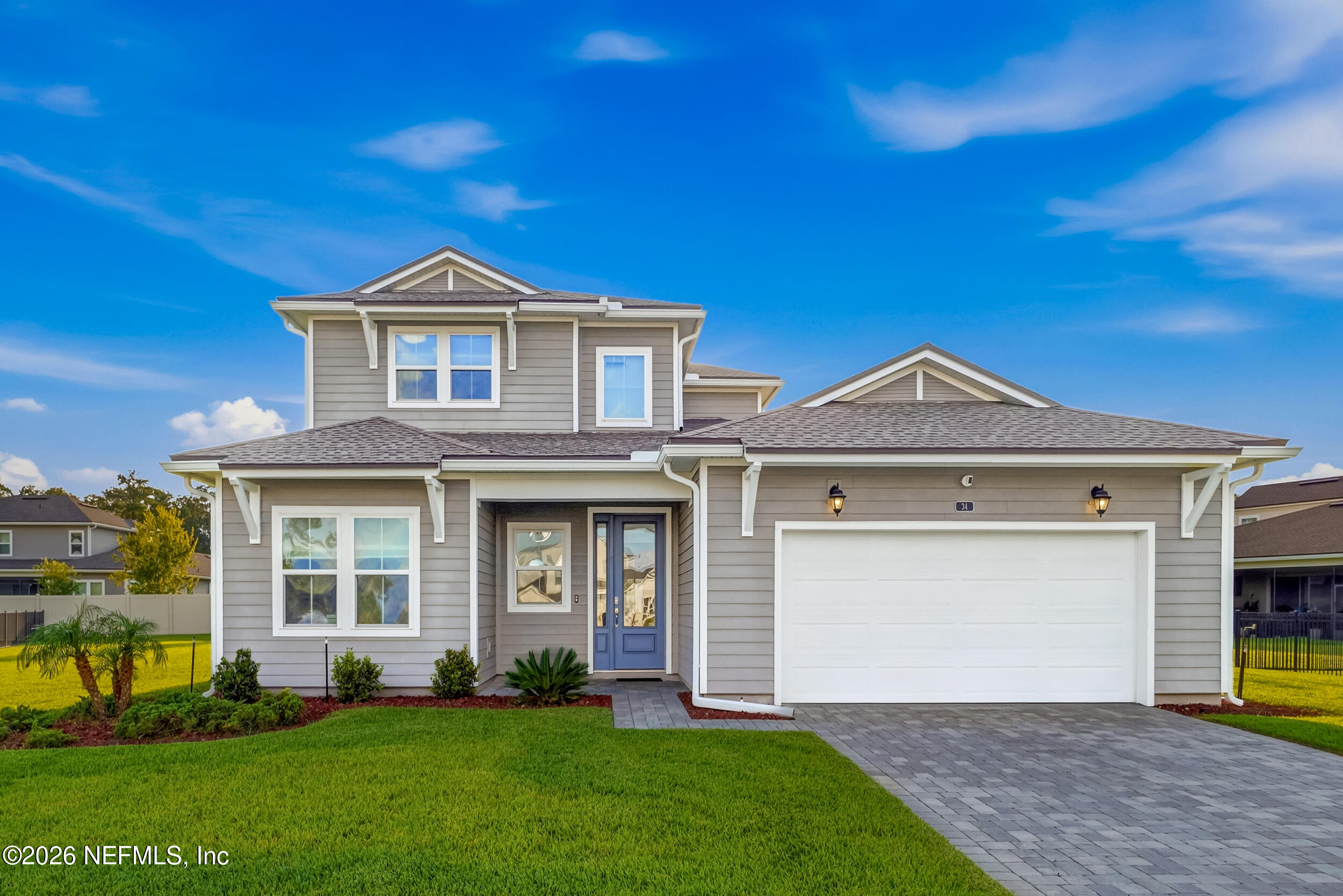 34 Red Rock Lane St. Johns, FL 32259 - Photo 1 of 71 a front view of a house with a yard