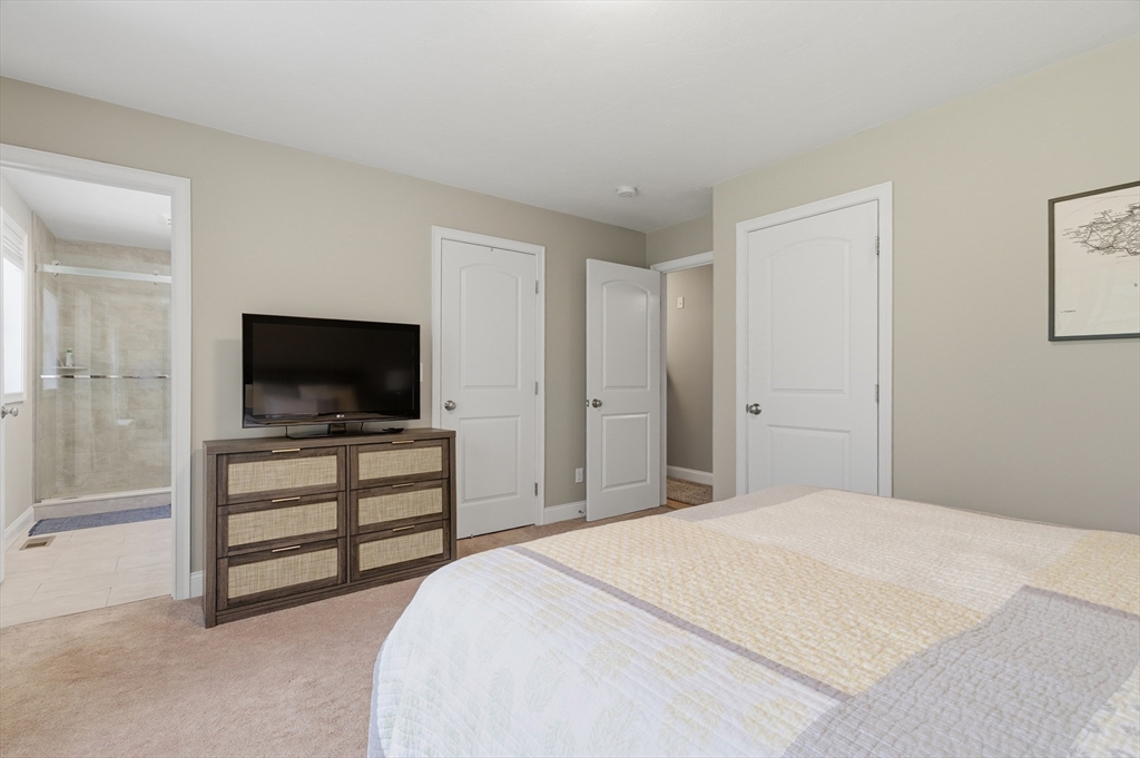 19 Progress Avenue Dudley, MA 01571 - Photo 14 of 42 a bedroom with a bed and a flat screen tv