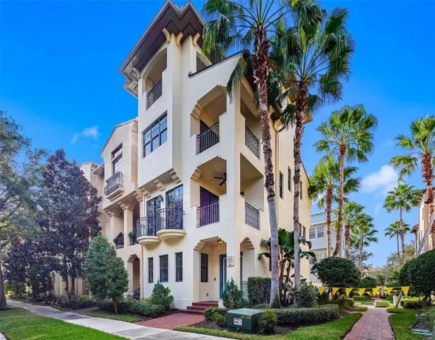 a view of a multi story building