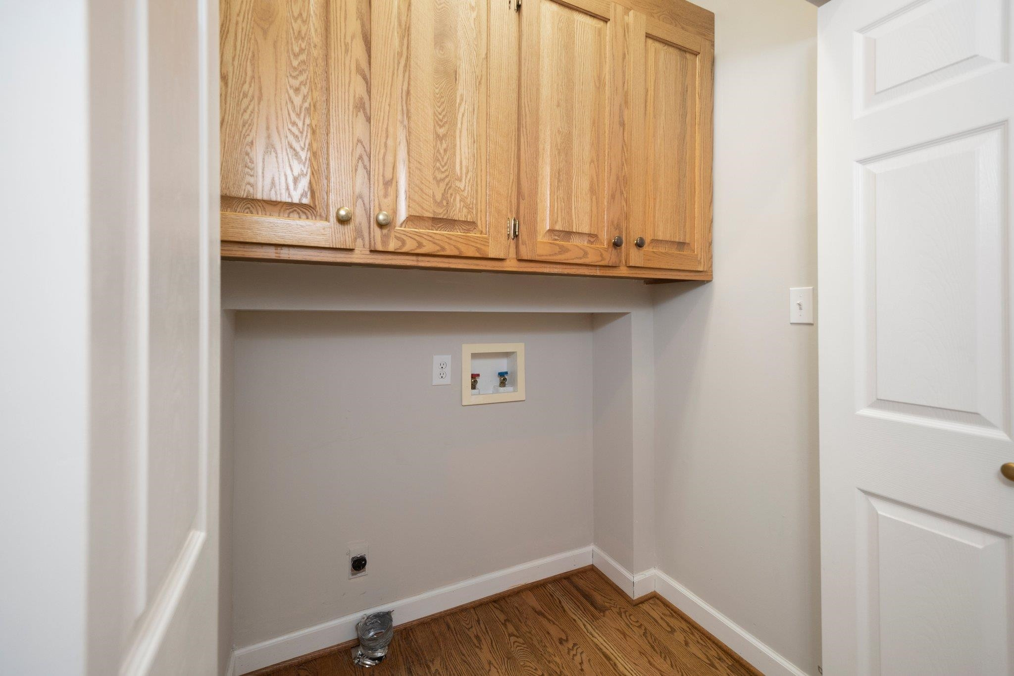 1004 New Dover Road Apex, NC 27502 - Photo 17 of 36 Bumped out closet to make room for extra large capacity washer/dryer. Laundry